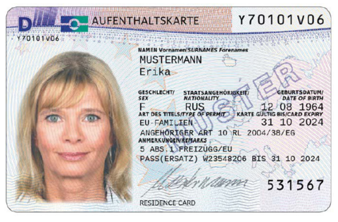 1. Aufenthaltstitel / \